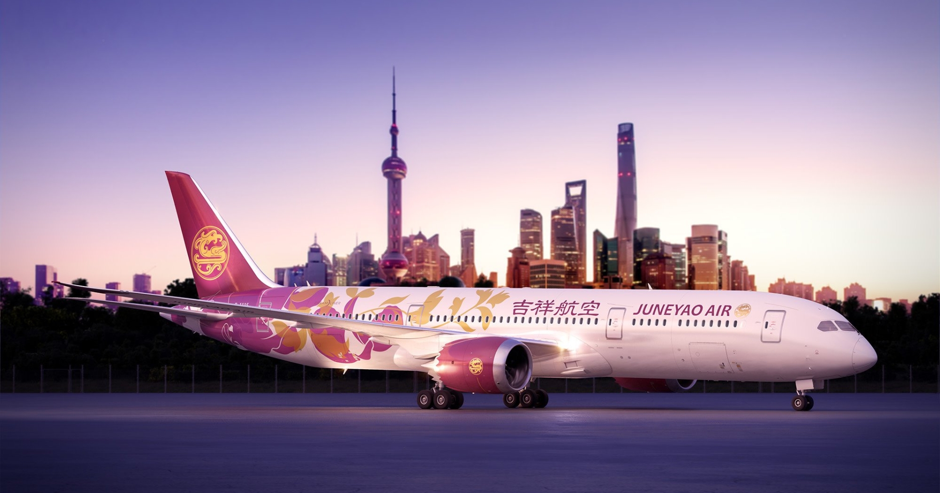 Juneyao Airlines �������͢��·����š������鹷ҧ����������������ЫԴ����